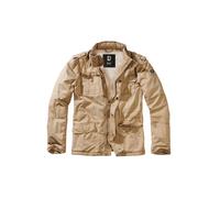 Allwetterjacke BRANDIT "Brandit Herren Britannia Winter Jacket", Damen, Gr. XL, camel, 100% Baumwolle, mehrfarbig, normal, amerikanischer Ausschnitt, Jacken Allwetterjacke (13938640-XL)