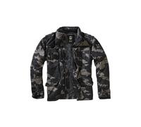 Allwetterjacke BRANDIT "Brandit Herren Britannia Winter Jacket", Damen, Gr. XL, schwarzcamo, 100% Baumwolle, mehrfarbig, normal, amerikanischer Ausschnitt, Jacken Allwetterjacke (55773867-XL)