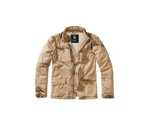Allwetterjacke BRANDIT "Brandit Herren Britannia Winter Jacket", Herren, Gr. 3XL, beige (camel), 100% Baumwolle, mehrfarbig, normal, amerikanischer Ausschnitt, Jacken (13938640-XXXL) camel