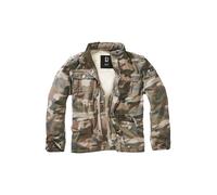 Allwetterjacke BRANDIT "Brandit Herren Britannia Winter Jacket", Herren, Gr. 4XL, grün (light woodland), 100% Baumwolle, mehrfarbig, normal, amerikanischer Ausschnitt, Jacken (34800436-4XL) light wood