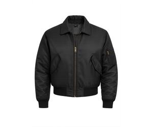 Allwetterjacke BRANDIT "Brandit Herren CWU Jacket", Herren, Gr. 5XL, schwarz, 100% Polyamid, unifarben, normal, amerikanischer Ausschnitt, Jacken (85348255-5XL) schwarz