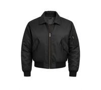 Allwetterjacke BRANDIT "Brandit Herren CWU Jacket", Herren, Gr. M, schwarz, 100% Polyamid, unifarben, normal, amerikanischer Ausschnitt, Jacken (85348255-M) schwarz