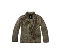 Allwetterjacke BRANDIT "Brandit Herren Kids Britannia Jacket", Damen, Gr. 134/140, olive, 100% Baumwolle, unifarben, normal, amerikanischer Ausschnitt, Jacken Allwetterjacke (67578161-134)