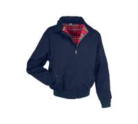 Allwetterjacke BRANDIT "Brandit Herren Lord Canterbury Jacket", Herren, Gr. XL, navy, 65% Polyester, 35% Baumwolle, kariert, normal, amerikanischer Ausschnitt, Jacken (19116945-XL) navy