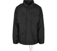 Allwetterjacke BRANDIT "Brandit Herren M-65 Field Jacket", Herren, Gr. 6XL, schwarz, 80% Polyester, 20% Baumwolle, mehrfarbig, normal, amerikanischer Ausschnitt, Jacken (96457512-6XL) schwarz
