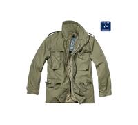 Allwetterjacke BRANDIT "Brandit Herren M-65 Field Jacket", Herren, Gr. L, grün (olive), 80% Polyester, 20% Baumwolle, mehrfarbig, normal, amerikanischer Ausschnitt, Jacken (96608923-L) olive