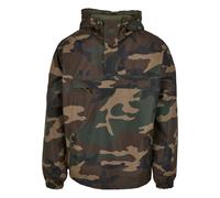 Allwetterjacke BRANDIT "Brandit Herren Summer Pull Over Jacket", Herren, Gr. 3XL, woodland, 100% Polyester, mehrfarbig, normal, ohne Ausschnitt, Jacken (17504736-XXXL) woodland
