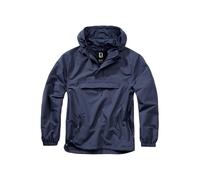 Allwetterjacke BRANDIT "Brandit Herren Summer Pull Over Jacket", Herren, Gr. 4XL, navy, 100% Polyester, mehrfarbig, normal, ohne Ausschnitt, Jacken (66338754-4XL) navy