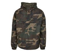 Allwetterjacke BRANDIT "Brandit Herren Summer Pull Over Jacket", Herren, Gr. 4XL, woodland, 100% Polyester, mehrfarbig, normal, ohne Ausschnitt, Jacken (17504736-4XL) woodland