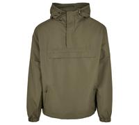Allwetterjacke BRANDIT "Brandit Herren Summer Pull Over Jacket", Herren, Gr. M, olive, 100% Polyester, mehrfarbig, normal, ohne Ausschnitt, Jacken (13956409-M) olive