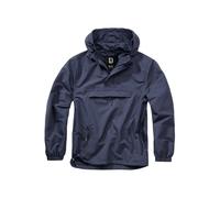 Allwetterjacke BRANDIT "Brandit Herren Summer Pull Over Jacket", Herren, Gr. XL, navy, 100% Polyester, mehrfarbig, normal, ohne Ausschnitt, Jacken (66338754-XL) navy