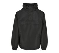Allwetterjacke BRANDIT "Brandit Herren Summer Pull Over Jacket", Herren, Gr. XL, schwarz, 100% Polyester, mehrfarbig, normal, ohne Ausschnitt, Jacken (41201960-XL) schwarz