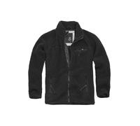 Allwetterjacke BRANDIT "Brandit Herren Teddyfleece Jacket", Damen, Gr. L, schwarz, 100% Polyester, mehrfarbig, normal, amerikanischer Ausschnitt, Jacken Allwetterjacke (73415962-L)
