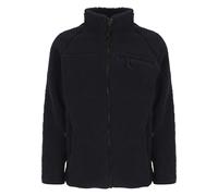 Allwetterjacke BRANDIT "Brandit Herren Teddyfleece Jacket", Damen, Gr. XL, navy, 100% Polyester, mehrfarbig, normal, amerikanischer Ausschnitt, Jacken Allwetterjacke (42345457-XL)