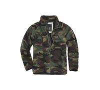 Allwetterjacke BRANDIT "Brandit Herren Teddyfleece Jacket", Herren, Gr. 4XL, grün (woodland), 100% Polyester, mehrfarbig, normal, amerikanischer Ausschnitt, Jacken (27312201-4XL) woodland