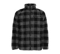 Allwetterjacke BRANDIT "Brandit Herren Teddyfleece Jacket", Herren, Gr. M, schwarz, grau, 100% Polyester, mehrfarbig, normal, amerikanischer Ausschnitt, Jacken (42137155-M) schwarz, grau