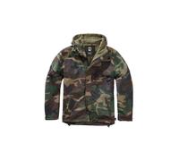 Allwetterjacke BRANDIT "Brandit Herren Windbreaker Frontzip", Herren, Gr. 5XL, woodland, 100% Polyester, unifarben, normal, ohne Ausschnitt, Jacken (71405435-5XL) woodland
