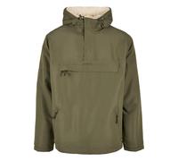 Allwetterjacke BRANDIT "Brandit Herren Windbreaker Sherpa", Herren, Gr. M, olive, 80% Elastodien, 20% Polyester, mehrfarbig, normal, ohne Ausschnitt, Jacken (84722526-M) olive