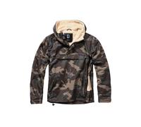 Allwetterjacke BRANDIT "Brandit Herren Windbreaker Sherpa", Herren, Gr. S, schwarzcamo, 80% Elastodien, 20% Polyester, mehrfarbig, normal, ohne Ausschnitt, Jacken (33373651-S) schwarzcamo