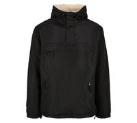 Allwetterjacke BRANDIT "Brandit Herren Windbreaker Sherpa", Herren, Gr. XXL, schwarz, 80% Elastodien, 20% Polyester, mehrfarbig, normal, ohne Ausschnitt, Jacken (31542445-XXL) schwarz