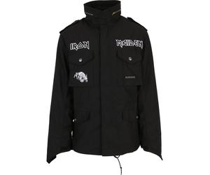 Allwetterjacke BRANDIT "Brandit IRM M65 Jacket", Herren, Gr. 3XL, schwarz, 80% Polyester, 20% Baumwolle, mehrfarbig, normal, amerikanischer Ausschnitt, Jacken (48269627-XXXL) schwarz