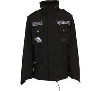Allwetterjacke BRANDIT "Brandit IRM M65 Jacket", Herren, Gr. 6XL, schwarz, 80% Polyester, 20% Baumwolle, mehrfarbig, normal, amerikanischer Ausschnitt, Jacken (48269627-6XL) schwarz