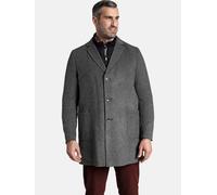 Allwetterjacke CHARLES COLBY "Mantel EARL VAUGHAN", Herren, Gr. 66, grau, Obermaterial: 70% Polyester COOLMAX PES(Coolmax). 30% Wolle mw., Jacken (68801144-66) grau