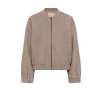 Allwetterjacke CULTURE "Damen Jacke CUpalona", Damen, Gr. 42, beige (cinder melange), Obermaterial: 100% Polyester PES., Jacken (96918224-42) cinder melange