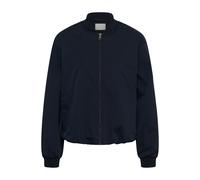 Allwetterjacke KAFFE "Damen Jacke KAlea", Damen, Gr. 42, blau (salute), Obermaterial: 38% Polyester PES. 30% Baumwolle CO. 30% Viskose CV. 2% Elasthan EL., Jacken (96508930-42) salute