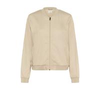 Allwetterjacke KAFFE "Damen Jacke KAlea", Damen, Gr. 44, weiß (feather gray), Obermaterial: 38% Polyester PES. 30% Baumwolle CO. 30% Viskose CV. 2% Elasthan EL., Jacken (66284159-44) feather gray