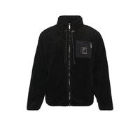 Allwetterjacke KARL KANI "Karl Kani Herren KM234-007-3 KK OG Teddy Trackjacket", Herren, Gr. XS, schwarz, 100% Polyester, mehrfarbig, normal, amerikanischer Ausschnitt, Jacken (43529854-XS) schwarz