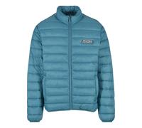 Allwetterjacke KARL KANI "Karl Kani Karl Kani Sport Patch Light Puffer Jacket", Herren, Gr. XS, blau (petrol), 100% Polyester, mehrfarbig, normal, amerikanischer Ausschnitt, Jacken (39969743-XS) petro