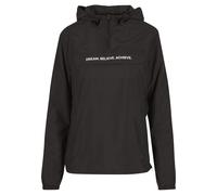 Allwetterjacke MISTERTEE "MisterTee Dream Believe Achieve Ladies Basic Pull Over Jacket", Damen, Gr. XL, schwarz, 100% Polyester, mehrfarbig, normal, ohne Ausschnitt, Jacken (51242716-XL) schwarz