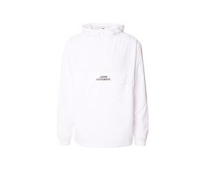 Allwetterjacke MISTERTEE "MisterTee Think Different Basic Pull Over Jacket", Damen, Gr. L, weiß, 100% Polyester, mehrfarbig, normal, ohne Ausschnitt, Jacken (71720954-L) weiß