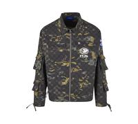 Allwetterjacke PEQUS "PEQUS PEQUS Aether Camo Jacket", Herren, Gr. L, grün, 100% Polyester, mehrfarbig, normal, amerikanischer Ausschnitt, Jacken (77558216-L) grün