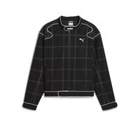 Allwetterjacke PUMA "FUTURE.PUMA.ARCHIVE Racer Jacke Erwachsene", Damen, Gr. S, schwarz, Obermaterial: 60% Baumwolle, 40% Polyester; Futter: 100% Polyester; Füllung: 100% Polyester, Jacken (10755336-S