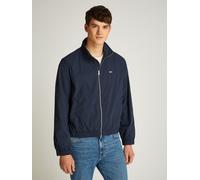 Allwetterjacke TOMMY JEANS PLUS "TJM ESSENTIAL JACKET EXT", Herren, Gr. 6XL, blau (schwarz night navy), Web, Obermaterial: 100% Polyamid, bestickt, unifarben, regular fit hüftlang, elastischer Bund mi
