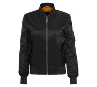 Urban Classics Ladies Basic Bomber Jacket in Gr. M in Schwarz