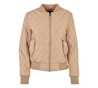 Urban Classics Women's Ladies Diamond Quilt Nylon Jacket Jacke, unionbeige, M