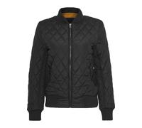 Urban Classics Damen Leichte Jacke Ladies Diamond Quilt Nylon Jacket Black-XL