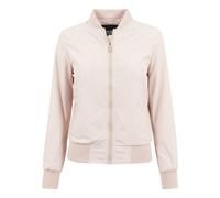 Allwetterjacke URBAN CLASSICS "Urban Classics Damen Ladies Light Bomber Jacket", Damen, Gr. M, lightpink, 100% Polyester, unifarben, normal, Rundhals, Jacken (29782467-M) lightpink
