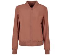 Allwetterjacke URBAN CLASSICS "Urban Classics Damen Ladies Light Bomber Jacket", Damen, Gr. M, terracotta, 100% Polyester, unifarben, normal, Rundhals, Jacken (83816056-M) terracotta