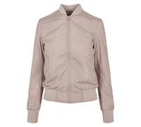 Allwetterjacke URBAN CLASSICS "Urban Classics Damen Ladies Light Bomber Jacket", Damen, Gr. XXL, duskrose, 100% Polyester, unifarben, normal, Rundhals, Jacken (91658028-XXL) duskrose