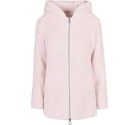 Allwetterjacke URBAN CLASSICS "Urban Classics Damen Ladies Sherpa Jacket", Damen, Gr. XS, rosa (pink), 100% Polyester, Jacken (64193928-XS) pink