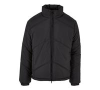 Allwetterjacke URBAN CLASSICS "Urban Classics Herren Arrow Puffer Jacket", Herren, Gr. L, schwarz, 100% Polyester, unifarben, normal, amerikanischer Ausschnitt, Jacken (26993223-L) schwarz