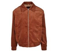 Allwetterjacke URBAN CLASSICS "Urban Classics Herren Boxy Corduroy Jacket", Damen, Gr. S, toffee, 100% Baumwolle, unifarben, normal, amerikanischer Ausschnitt, Jacken (67966906-S) toffee