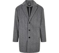 Sommerjacke URBAN CLASSICS "Urban Classics Herren Classic Herringbone Coat" Gr. XL, grau (darkgrey) Herren Jacken Übergangsjacken (34540752-XL)