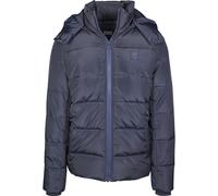 Urban Classics Herren Hooded Puffer Jacket Jacke, Navy, XXL