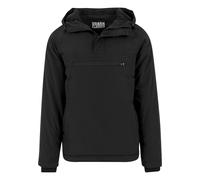 Allwetterjacke URBAN CLASSICS "Urban Classics Herren Padded Pull Over Jacket", Damen, Gr. S, schwarz, 100% Polyamid, unifarben, loose fit, ohne Ausschnitt, Jacken (65242363-S) schwarz