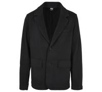Allwetterjacke URBAN CLASSICS "Urban Classics Herren Terry Blazer", Herren, Gr. XL, schwarz, 65% Baumwolle, 35% Polyester, unifarben, oversize, amerikanischer Ausschnitt, Jacken (56678329-XL) schwarz